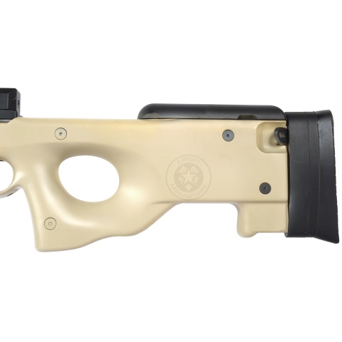 WellFire MK96 Bolt Action AWP Sniper Rifle w/ Scope and Bipod - TAN