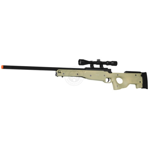 WellFire MK96 Bolt Action AWP Airsoft Sniper Rifle w/ Scope - TAN