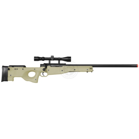 WellFire MK96 Bolt Action AWP Airsoft Sniper Rifle w/ Scope - TAN