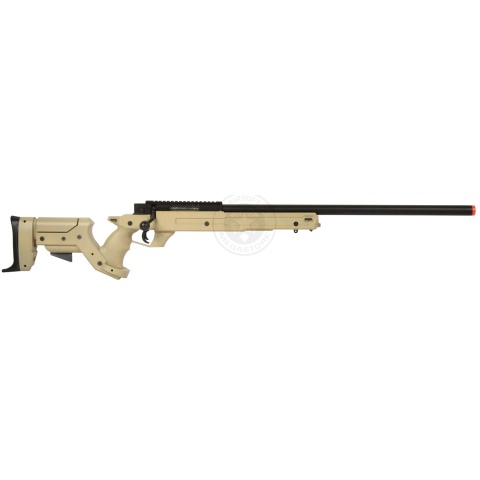 WellFire SR22 Full Metal Bolt Action Type 22 Sniper Rifle - DARK EARTH