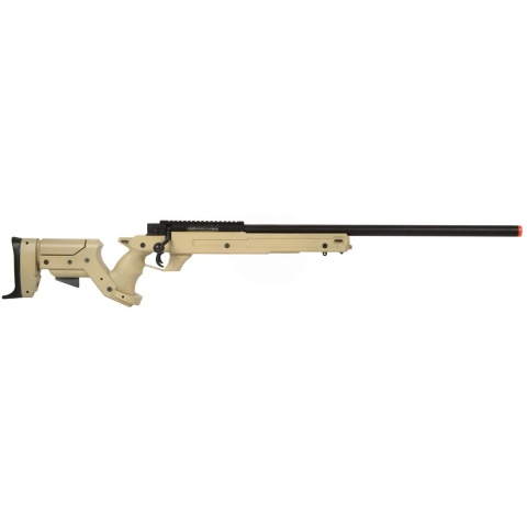 WellFire SR22 Full Metal Bolt Action Type 22 Sniper Rifle - DARK EARTH