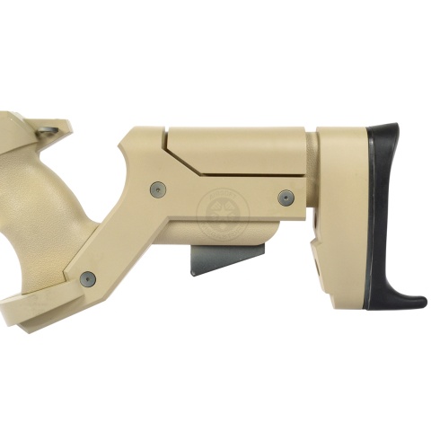 WellFire SR22 Bolt Action Type 22 Sniper Rifle w/ Scope + Bipod - TAN