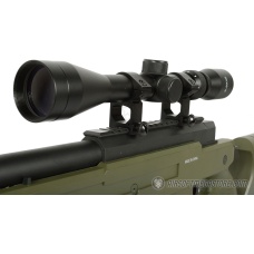 425 FPS WellFire SR22 Airsoft Sniper Rifle w/ Scope and Bipod - OD