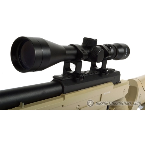 WellFire SR22 Bolt Action Type 22 Sniper Rifle w/ Scope & Bipod - TAN