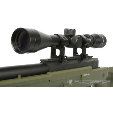 WellFire SR22 Bolt Action Type 22 Sniper Rifle w/ Scope & Bipod - OD