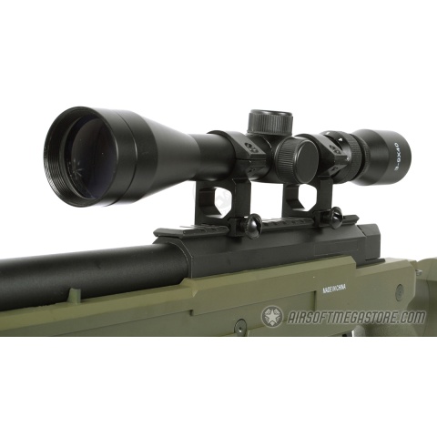 WellFire SR22 Bolt Action Type 22 Sniper Rifle w/ Scope & Bipod - OD