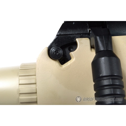 WellFire APS SR-2 Bolt Action Airsoft Sniper Rifle - TAN