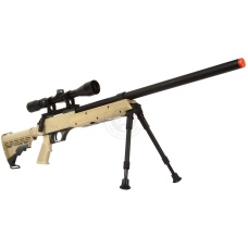 WellFire APS SR-2 Bolt Action Airsoft Sniper Rifle - TAN