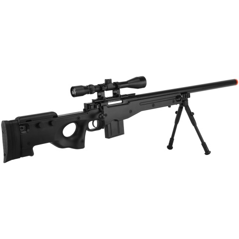 WellFire MK96 AWP Bolt Action Airsoft Sniper Rifle w/ Scope & Bipod