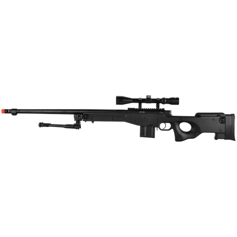 WellFire ShadowOps MK96 AWP Bolt Action Airsoft Sniper Rifle - BLACK