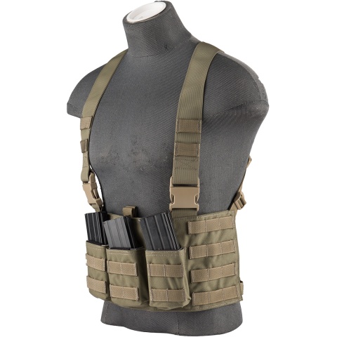 Flyye Industries 1000D Law Enforcement Chest Rig - RANGER GREEN
