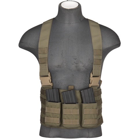 Flyye Industries 1000D Law Enforcement Chest Rig - RANGER GREEN