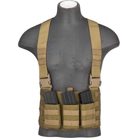 Flyye Industries 1000D Cordura Law Enforcement Chest Rig - KHAKI