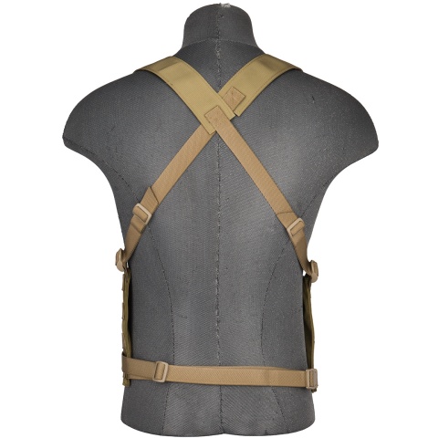 Flyye Industries 1000D Cordura Law Enforcement Chest Rig - KHAKI