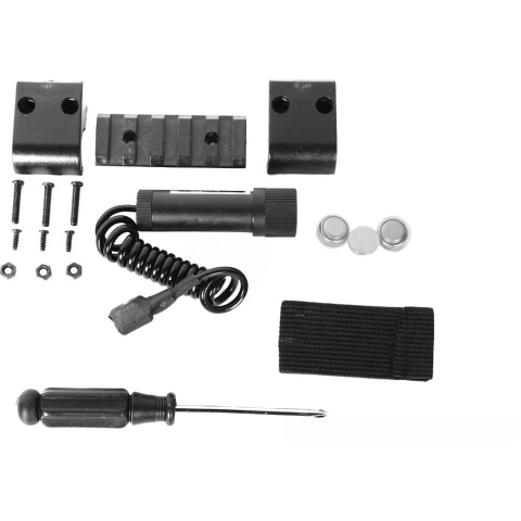 Pressure Switch Tactical Laser Unit - Weaver Mount Included