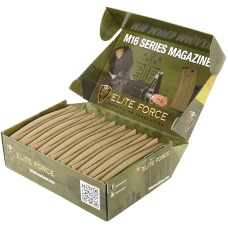 Elite Force Pack of 10 140 Round M4 Mid-Capacity Airsoft AEG Magazines (Color: Tan)