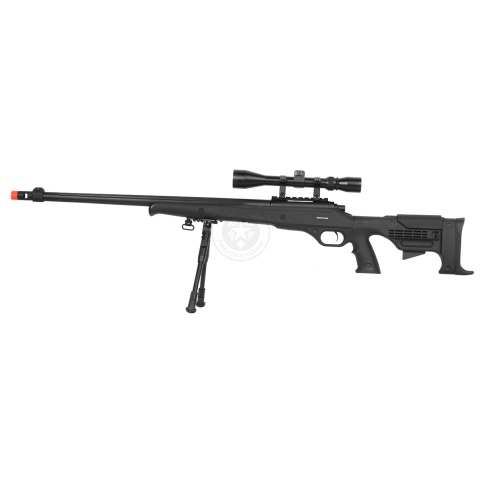 WellFire MB11D Full Metal Bolt Action Sniper Rifle w/  Scope and Bipod
