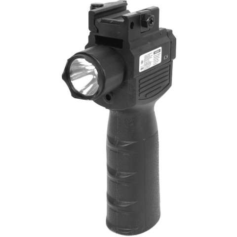 VISM Flashlight and Laser Combo Vertical Grip w/ QD Mount - VAQVGFLR