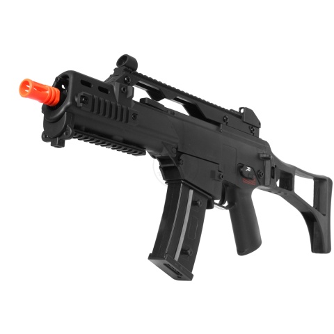 370 FPS DBoys Airsoft Full Metal Gearbox R36C EBB Electric BLOWBACK AEG Rifle - w/ Folding Stock - BLACK - DISCONTINUED