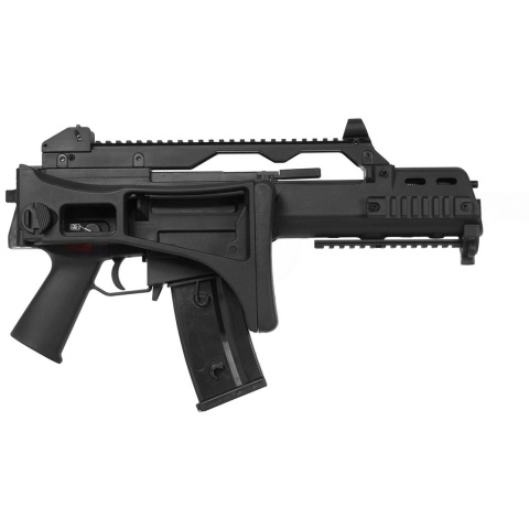 370 FPS DBoys Airsoft Full Metal Gearbox R36C EBB Electric BLOWBACK AEG Rifle - w/ Folding Stock - BLACK - DISCONTINUED