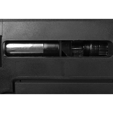 370 FPS DBoys Airsoft Full Metal Gearbox R36C EBB Electric BLOWBACK AEG Rifle - w/ Folding Stock - BLACK - DISCONTINUED