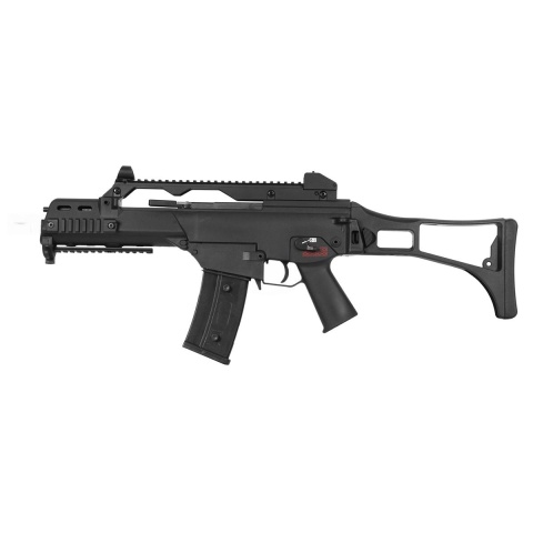 370 FPS DBoys Airsoft Full Metal Gearbox R36C EBB Electric BLOWBACK AEG Rifle - w/ Folding Stock - BLACK - DISCONTINUED