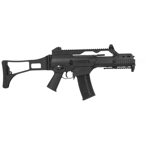 370 FPS DBoys Airsoft Full Metal Gearbox R36C EBB Electric BLOWBACK AEG Rifle - w/ Folding Stock - BLACK - DISCONTINUED