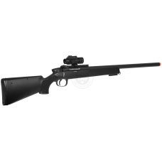 455 FPS DE Airsoft Metal M50P Master Sniper Rifle w/ Red Dot Scope