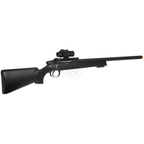 455 FPS DE Airsoft Metal M50P Master Sniper Rifle w/ Red Dot Scope