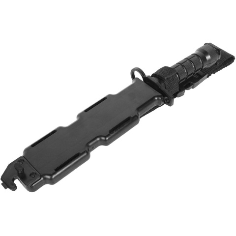 G-Force Airsoft M9 Rubber Blade Training Knife Bayonet - BLACK