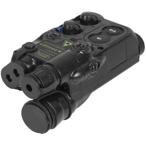 Lancer Tactical 5KU AN/PEQ-16 Battery Box Case RIS Mount w/ Spacer - BLACK