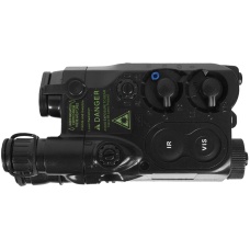 Lancer Tactical 5KU AN/PEQ-16 Battery Box Case RIS Mount w/ Spacer - BLACK