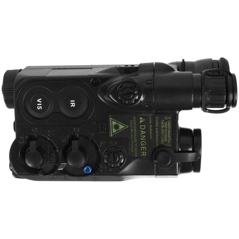 Lancer Tactical 5KU AN/PEQ-16 Battery Box Case RIS Mount w/ Spacer - BLACK