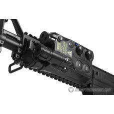 Lancer Tactical 5KU AN/PEQ-16 Battery Box Case RIS Mount w/ Spacer - BLACK