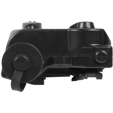 Lancer Tactical 5KU AN/PEQ-16 Battery Box Case RIS Mount w/ Spacer - BLACK