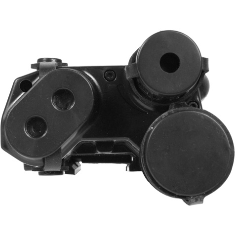 Lancer Tactical 5KU AN/PEQ-16 Battery Box Case RIS Mount w/ Spacer - BLACK