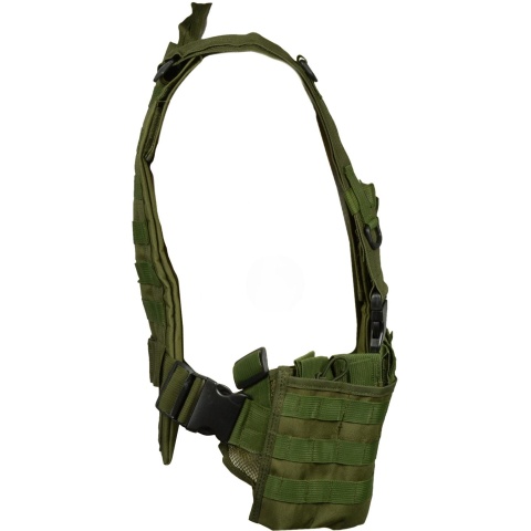 G-Force Warrior MOLLE Chest Rig - w/ 6 Mag Pouches - OD GREEN