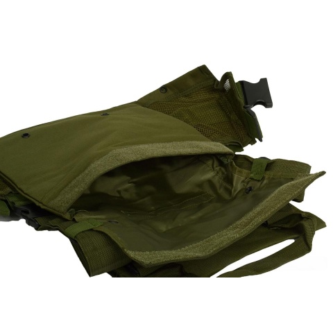 G-Force Warrior MOLLE Chest Rig - w/ 6 Mag Pouches - OD GREEN
