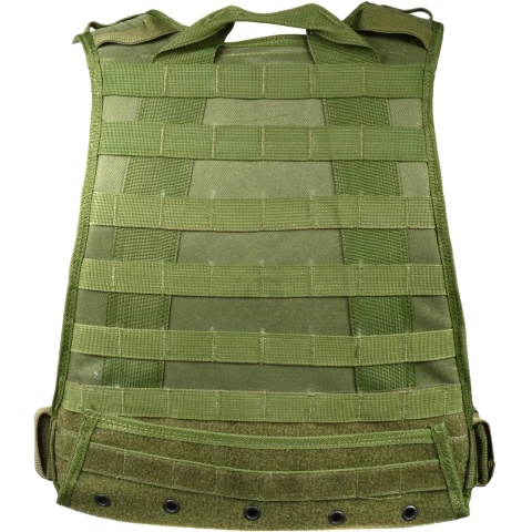 G-Force Outdoor Compact Plate Carrier w/ MOLLE Webbing - OD GREEN