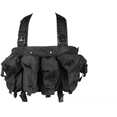 G-Force Urban Assault 6-Pocket Chest Rig for AK Magazines - BLACK