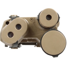 Lancer Tactical 5KU AN/PEQ-16 Battery Box Case RIS Mount - FLAT DARK EARTH