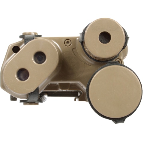 Lancer Tactical 5KU AN/PEQ-16 Battery Box Case RIS Mount - FLAT DARK EARTH