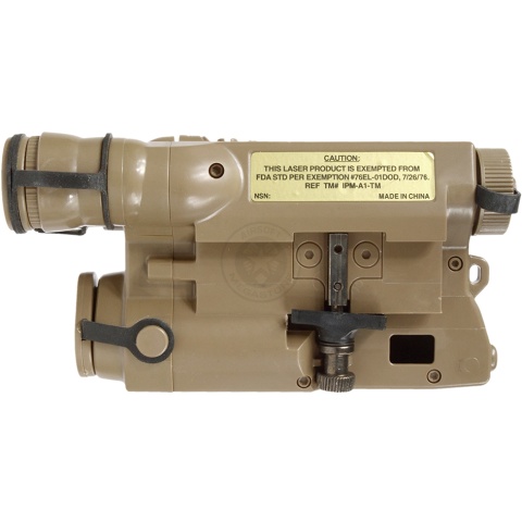 Lancer Tactical 5KU AN/PEQ-16 Battery Box Case RIS Mount - FLAT DARK EARTH