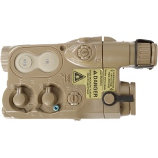 Lancer Tactical 5KU AN/PEQ-16 Battery Box Case RIS Mount - FLAT DARK EARTH