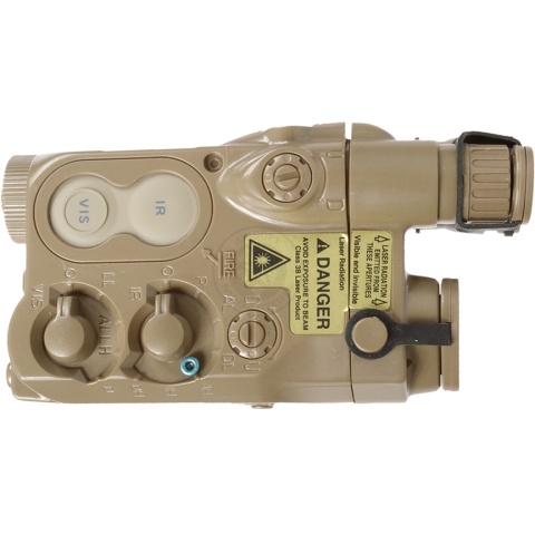 Lancer Tactical 5KU AN/PEQ-16 Battery Box Case RIS Mount - FLAT DARK EARTH