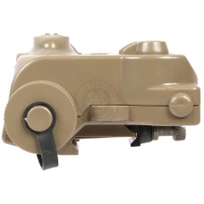 Lancer Tactical 5KU AN/PEQ-16 Battery Box Case RIS Mount - FLAT DARK EARTH