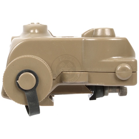 Lancer Tactical 5KU AN/PEQ-16 Battery Box Case RIS Mount - FLAT DARK EARTH