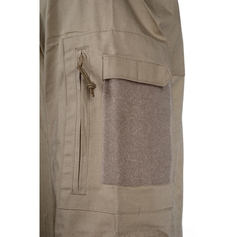 Rothco Military Combat Shirt w/ Reinforced Elbows - DESERT SAND