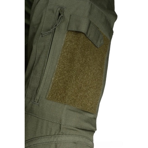 Rothco Military Combat Shirt w/ Reinforced Elbows - OD GREEN