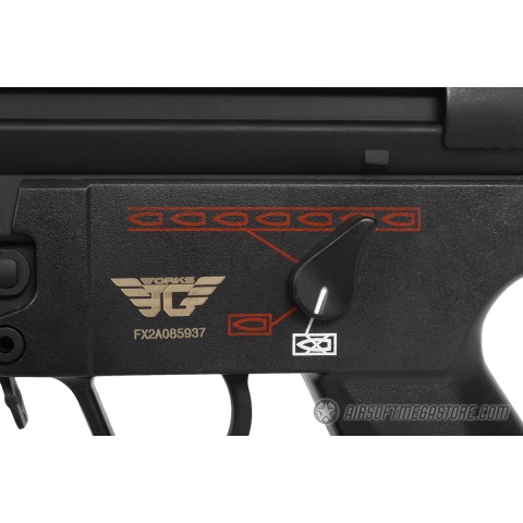 JG M5K RIS Full Metal Modular Airsoft AEG Submachine Gun SMG
